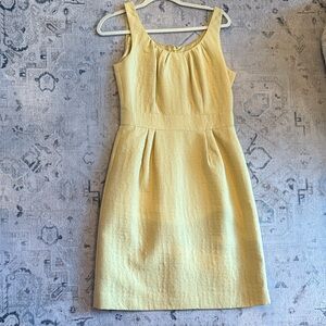 Banana Republic Yellow Sleeveless Dress